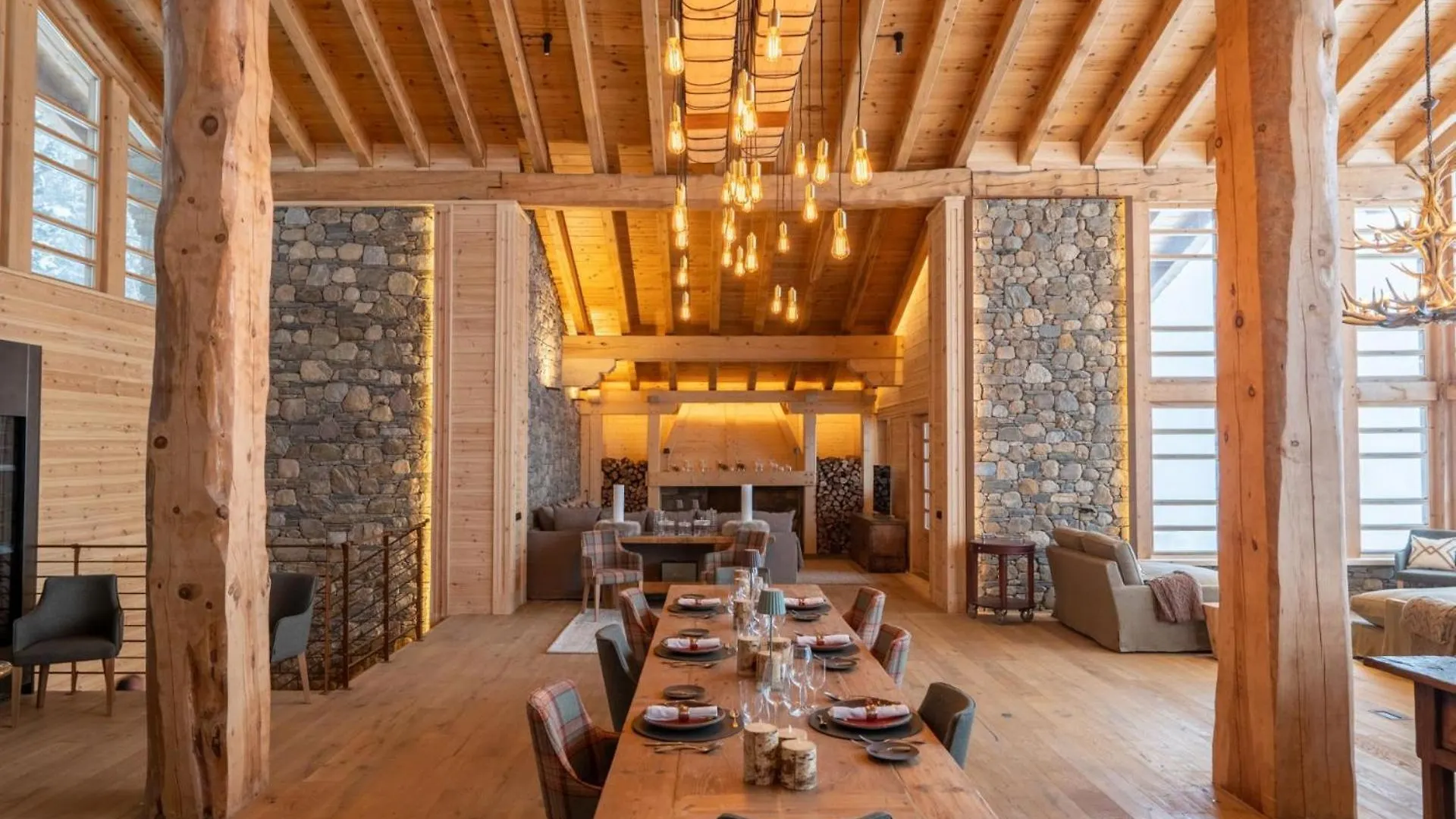 Villa Ski-In-Ski-Out Indoor Hot Tub Mountain Lodge El Tarter Andorra